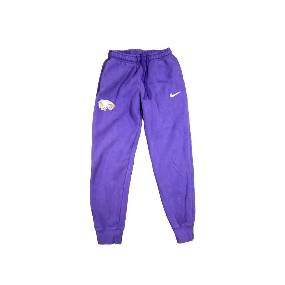 Nike Mens Purple Eagles Logo Fleece Jogger Sweatpants Size Small